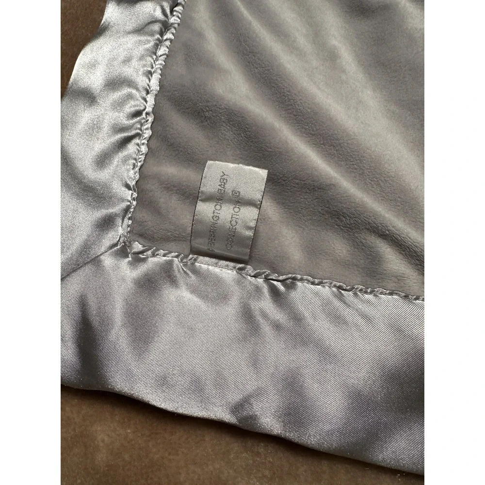 Bearington Baby Collection Lovey Elephant Gray Large 28x28 Security Blanket